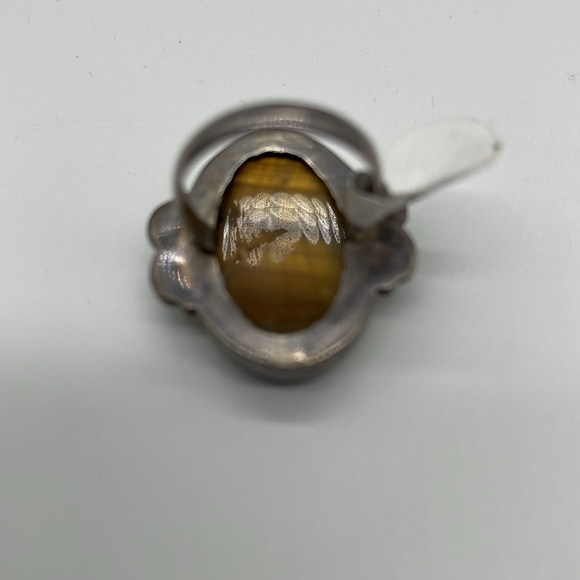 Tiger Eye 925 Ring - Picture 3 of 4